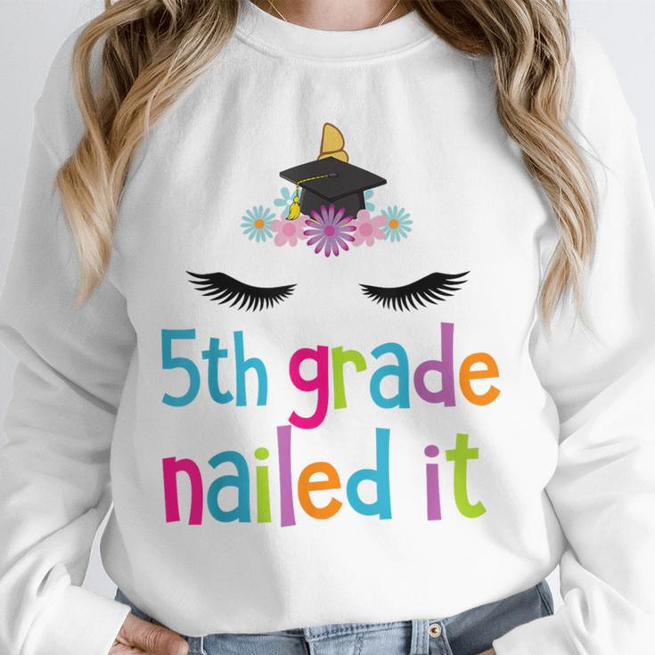 5th Grade Nailed ItShirt Unicorn Graduation Class Of 2018 Unisex Sweatshirt