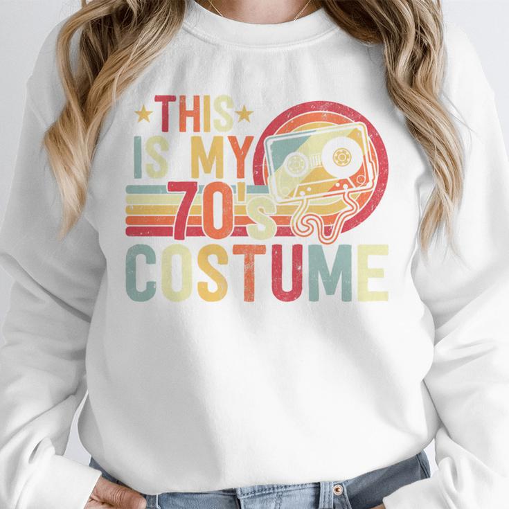 This Is My 70's Costume Retro Style Nostalgia 1970s Vintage Premium Tri-Blend Unisex Sweatshirt