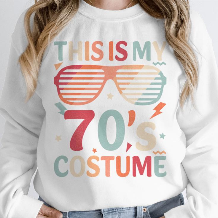 This Is My 70s Costume Vintage Style Nostalgia 1970s Retro Unisex Sweatshirt