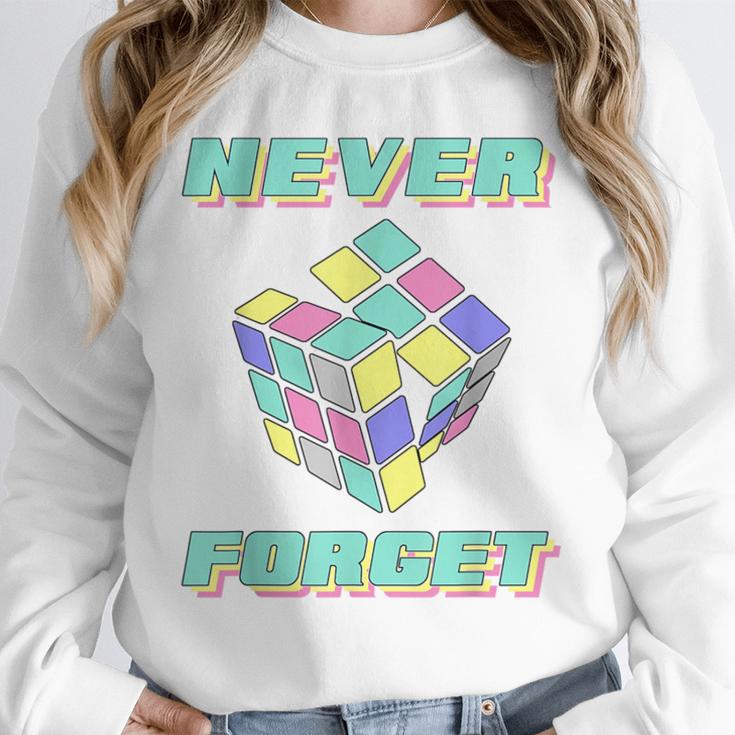 80s 90s Nostalgia Magic Cube Retro Party Costume Unisex Sweatshirt 80s 90s Nostalgia Magic Cube Retro Party Costume Unisex Sweatshirt