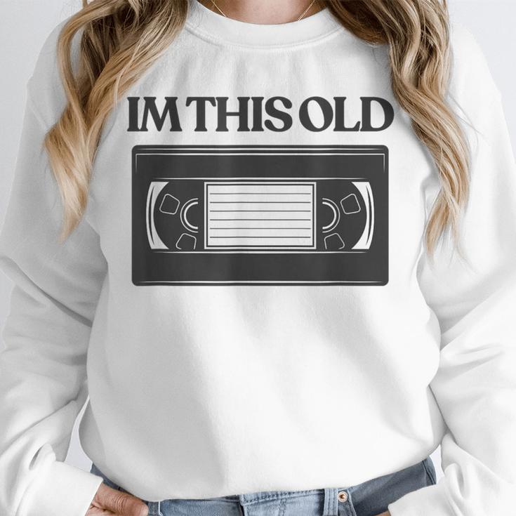 80s VHS Video Cassette Nostalgia Unisex Sweatshirt