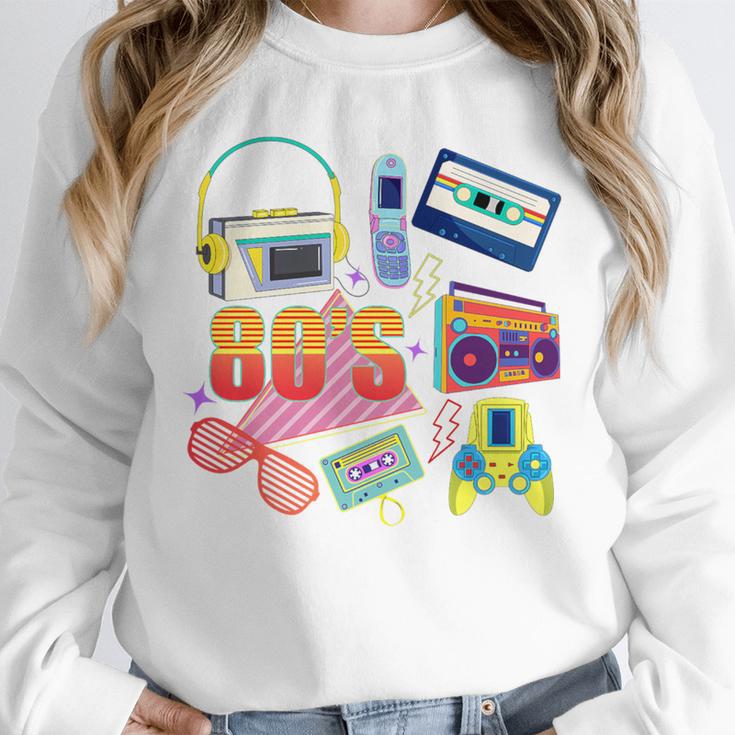 80's Vintage Cassette Tape Nostalgia Mixtape Era 1980s Retro Premium Tri-Blend Unisex Sweatshirt