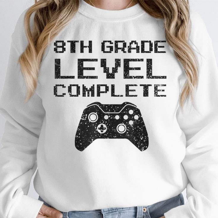 8th Grade Level CompleteShirt Graduation Unisex Sweatshirt