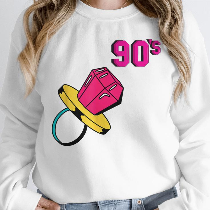 90’s Ring Retro Nostalgia Colorful Throwback Unisex Sweatshirt
