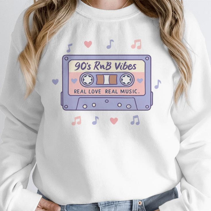 90s RNB Vibes Cassette – Retro Music Nostalgia RNB Cassette Premium Tri-Blend Unisex Sweatshirt