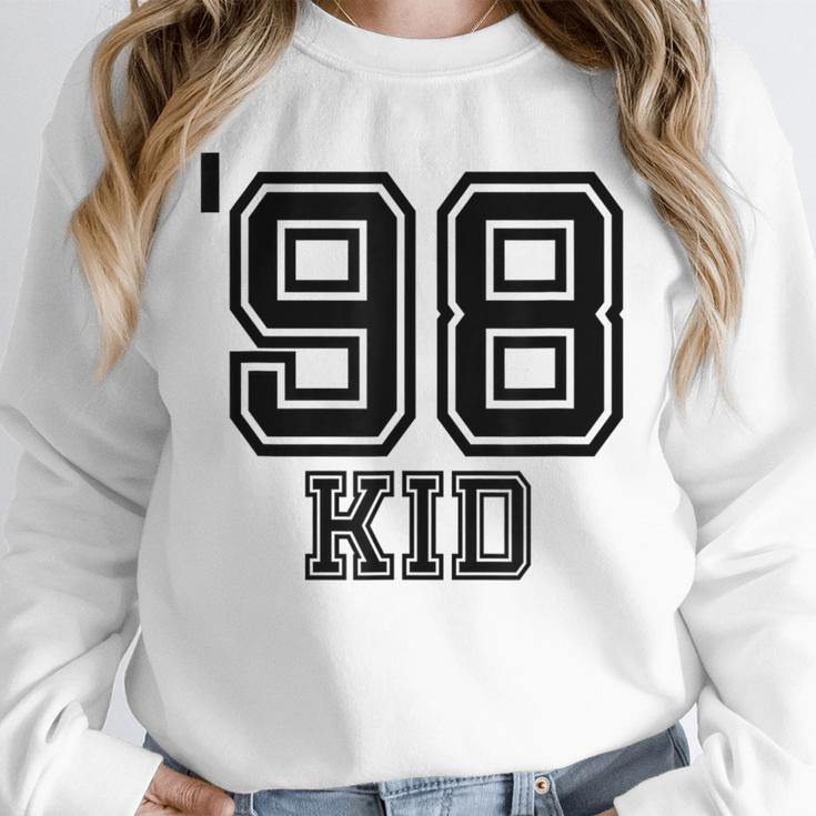 '98 Kid Perfect Vintage Retro Nostalgia Gear For Year 1998 Unisex Sweatshirt