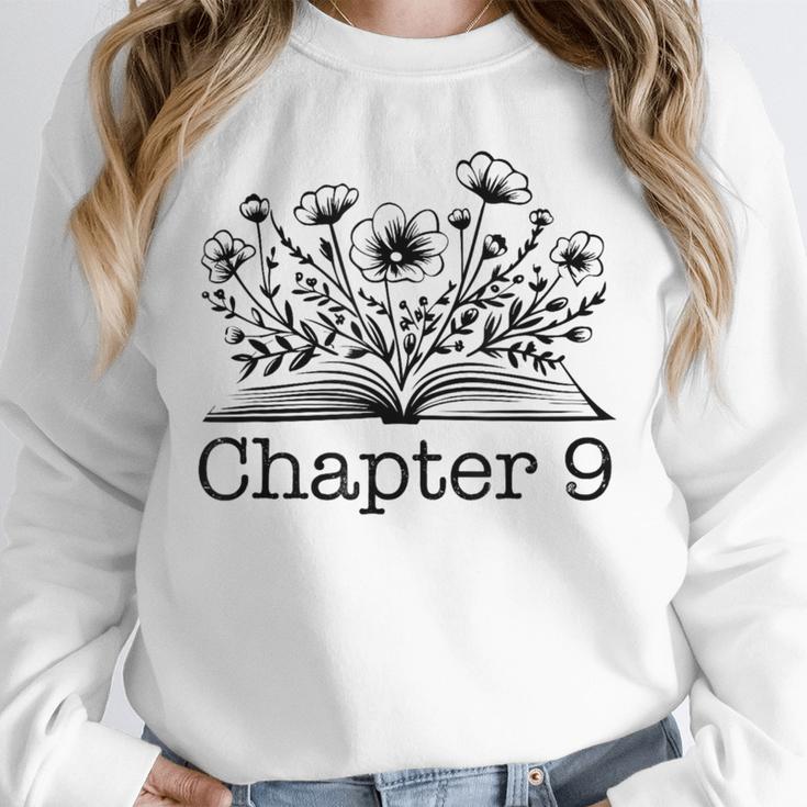 9th Birthday Chapter 9 Reading Book Lover 9 Year Old Unisex Sweatshirt