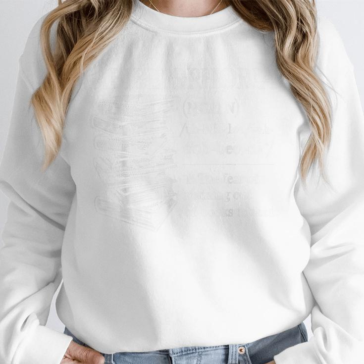 Abibliophobia Reading Bookworm Unisex Sweatshirt