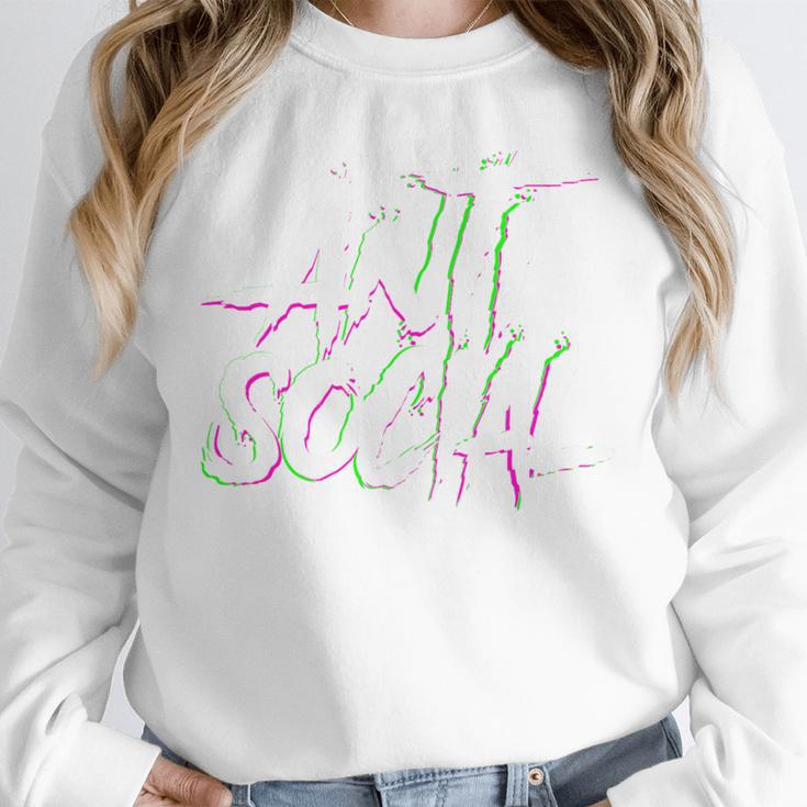 Antisocial Introvert I Hate People Antisocial Club EDM Premium Tri-Blend Unisex Sweatshirt Antisocial Introvert I Hate People Antisocial Club EDM Premium Tri-Blend Unisex Sweatshirt