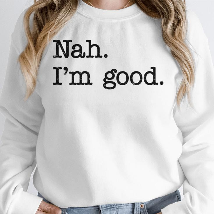 Antisocial Nah I'm Good Introvert Sarcastic Saying Unisex Sweatshirt Antisocial Nah I'm Good Introvert Sarcastic Saying Unisex Sweatshirt