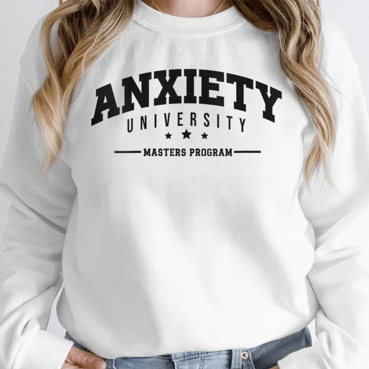 Anxiety University Anxious Antisocial Introvert Unisex Sweatshirt Anxiety University Anxious Antisocial Introvert Unisex Sweatshirt