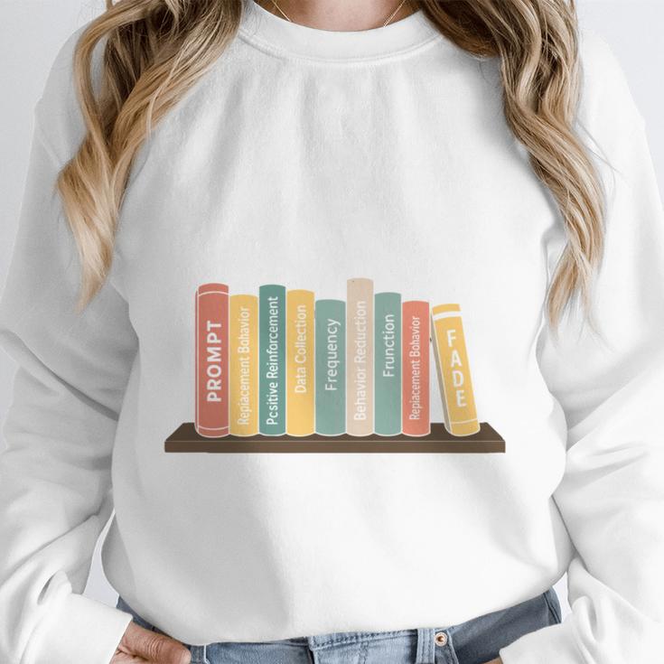 Applied Behavior Analysis Book Wildflower ABA RBT Therapist Unisex Sweatshirt Applied Behavior Analysis Book Wildflower ABA RBT Therapist Unisex Sweatshirt