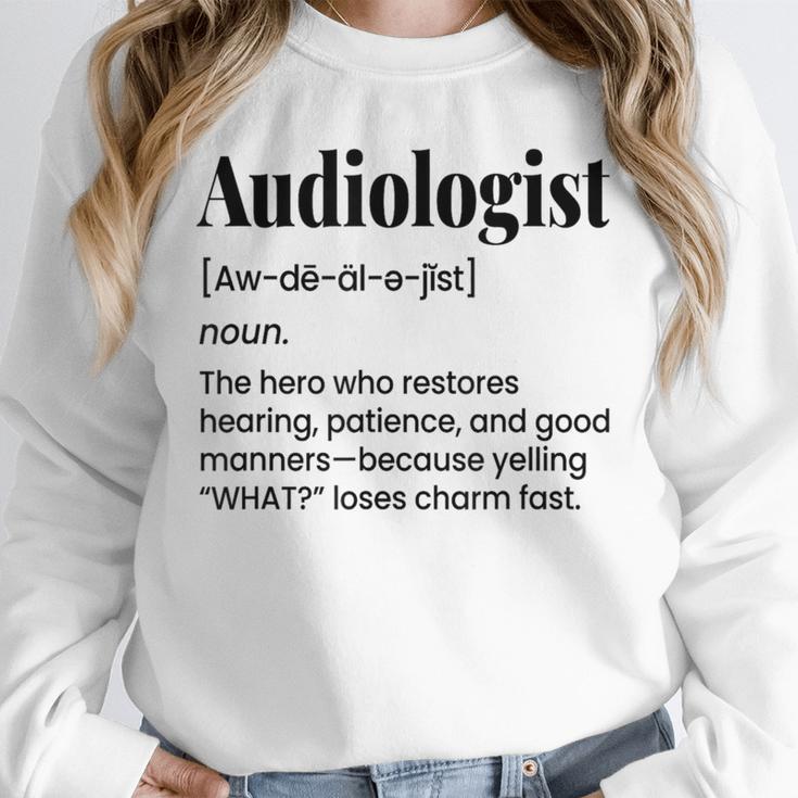 Audiologist Audiology Student Graduation Ear Doctor Unisex Sweatshirt