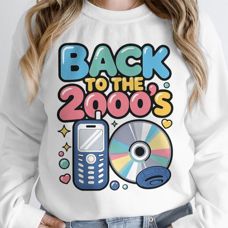 Back To The 2000s Retro Nostalgia Premium Tri-Blend Unisex Sweatshirt