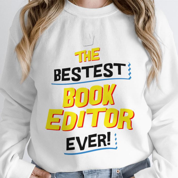 Best Book Editor Job Occupation Premium Tri-Blend Unisex Sweatshirt