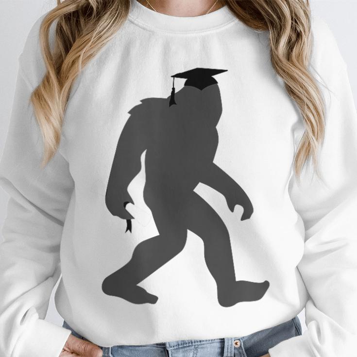 Bigfoot Graduate Shirt Cute Sasquatch Graduation Unisex Sweatshirt