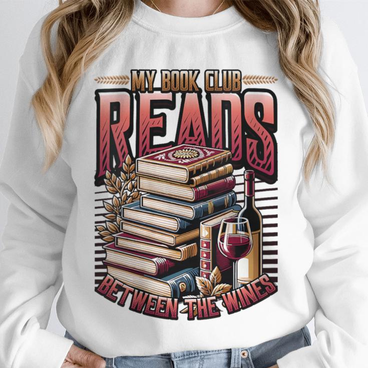 My Book Club Reads Between The Wines Book Club Reading Unisex Sweatshirt My Book Club Reads Between The Wines Book Club Reading Unisex Sweatshirt