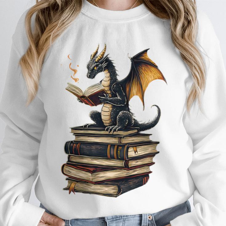 Book Dragon Unisex Sweatshirt