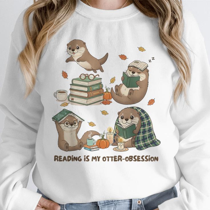 Book Lover Bookish Bookworm Reading Is My Otter-Obsession Unisex Sweatshirt Book Lover Bookish Bookworm Reading Is My Otter-Obsession Unisex Sweatshirt