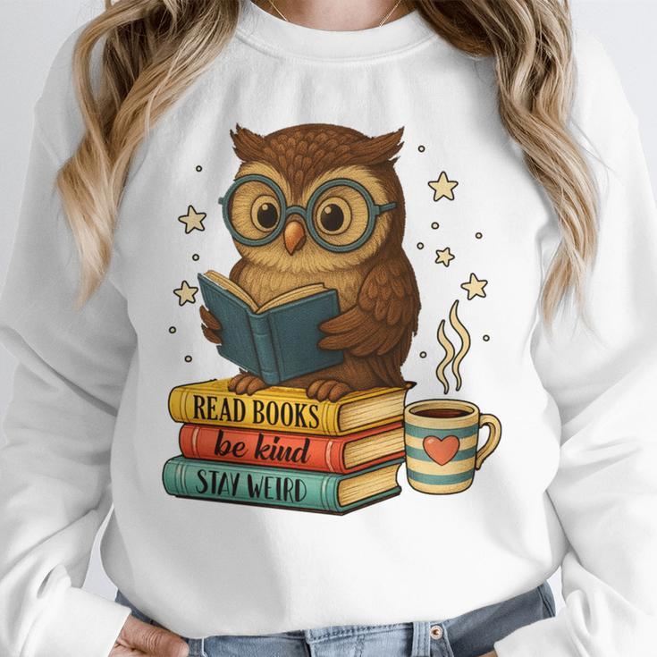 Book Lover Owl Reading Bookish Library Read Books Be Kind Unisex Sweatshirt Book Lover Owl Reading Bookish Library Read Books Be Kind Unisex Sweatshirt