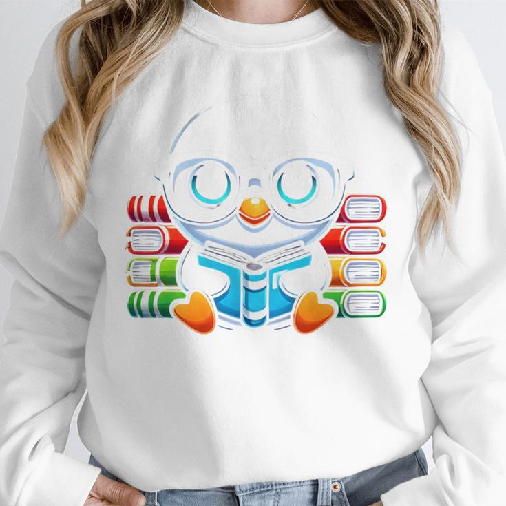 Book Lover Reading Penguin Unisex Sweatshirt
