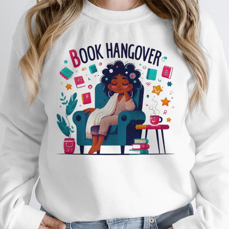 Book Lover Graphic Tee Book Hangover Premium Tri-Blend Unisex Sweatshirt