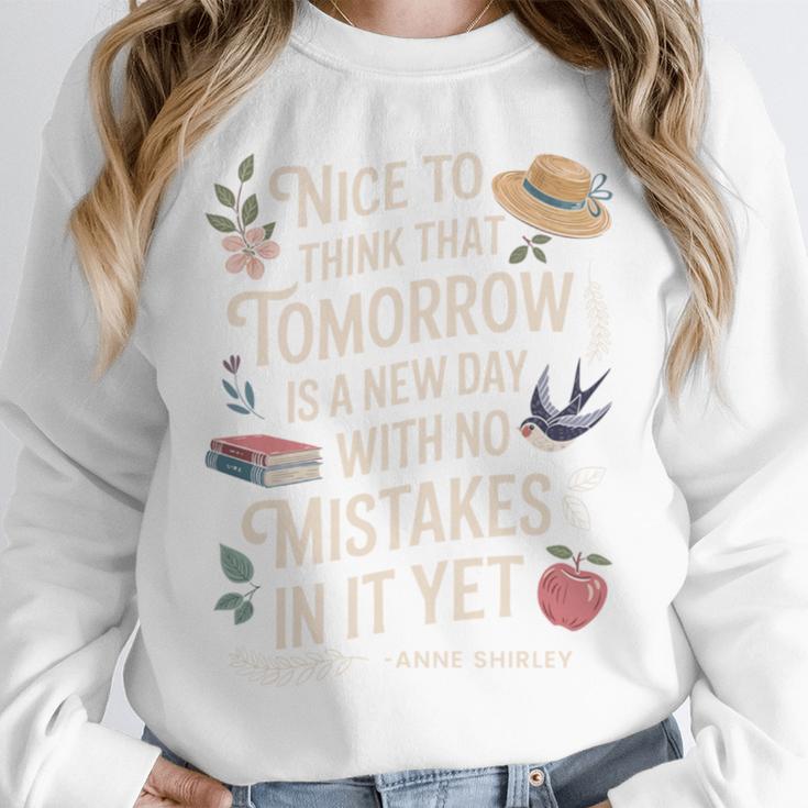 Book Lover Tomorrow Quote Anne Shirley Unisex Sweatshirt