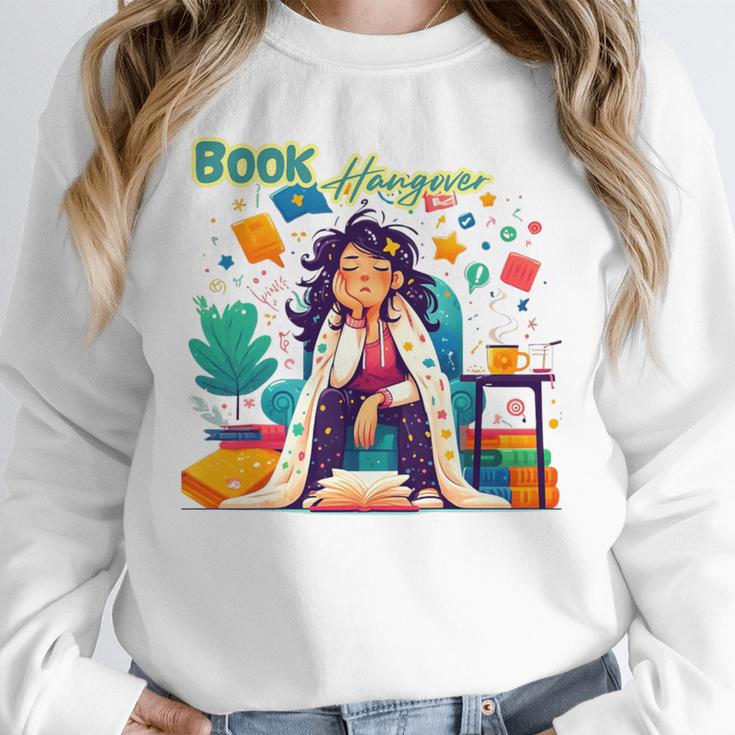 Book Lover Woman Woman Book Hangover Premium Tri-Blend Unisex Sweatshirt