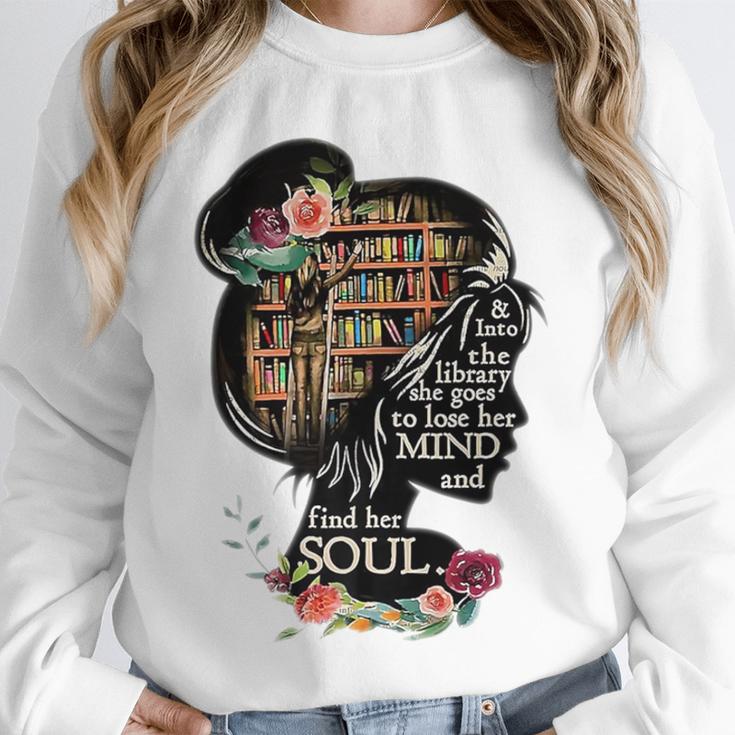 Book Reading Bookworm Book Lover Women Kids Girls Librarian Premium Unisex Sweatshirt
