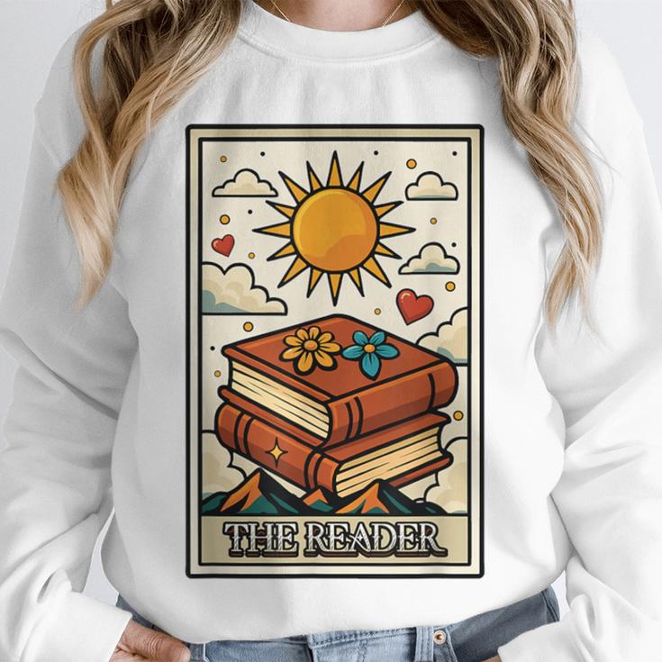 Book Reading Tarot Card The Reader Unisex Sweatshirt