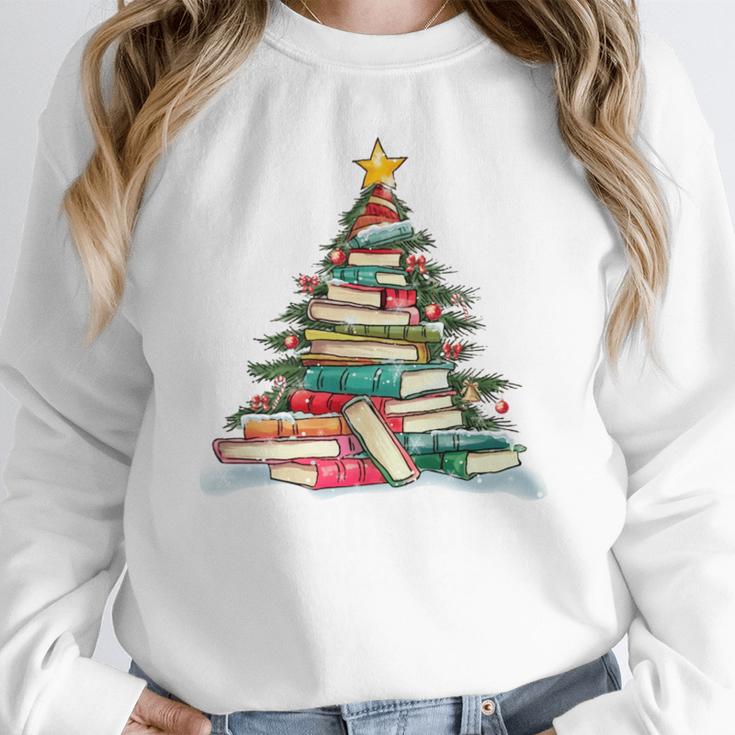 All Booked For Christmas Book Christmas Tree Lights Xmas Unisex Sweatshirt All Booked For Christmas Book Christmas Tree Lights Xmas Unisex Sweatshirt
