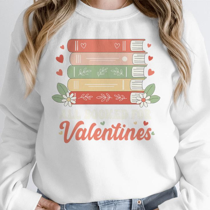 All Booked For Valentines Retro Book Lover Teacher Bookworm Premium Tri-Blend Unisex Sweatshirt All Booked For Valentines Retro Book Lover Teacher Bookworm Premium Tri-Blend Unisex Sweatshirt