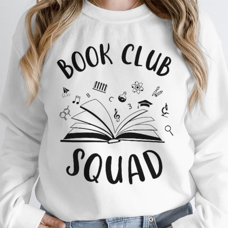 Books Club Squad Reading Book Lover Book Minimalist Team Tee Unisex Sweatshirt
