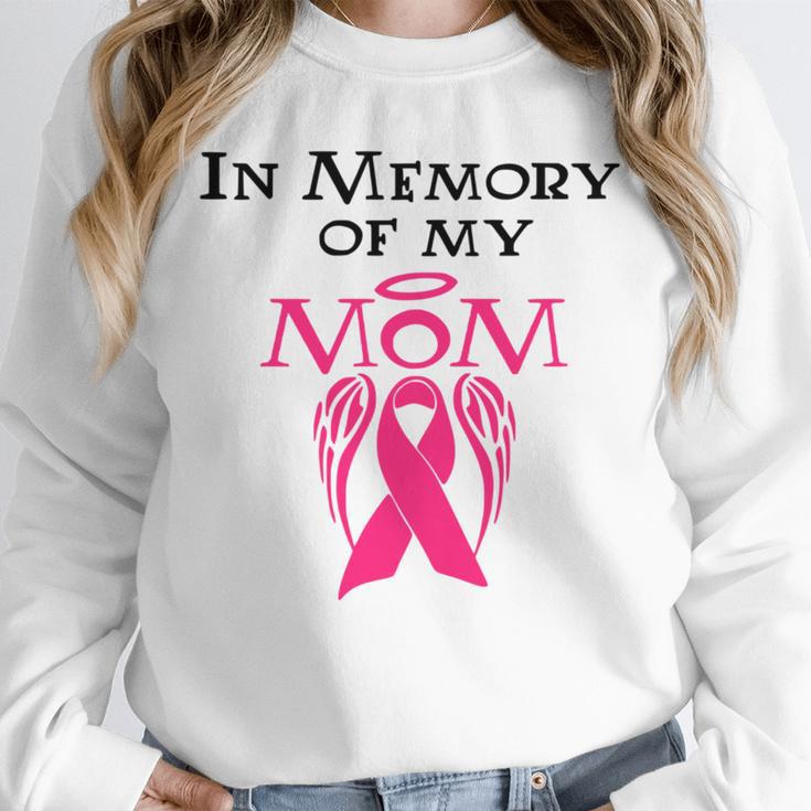 Breast Cancer Awareness Memory Mother Chemo Fighter Unisex Sweatshirt