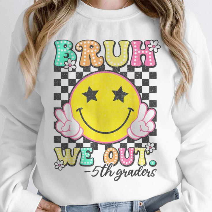 Bruh We Out 5th Graders Fifth Grade Graduation Class 2025 Unisex Sweatshirt