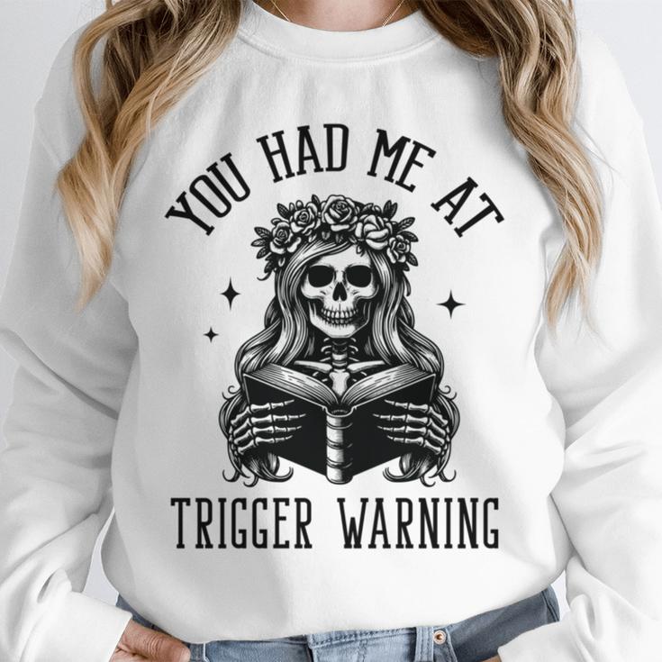 Buy Me Books And Tell Me To STFUATTDLAGG Outfits Spicy Smutty Book Reader You Had Me At Trigger Warning Unisex Sweatshirt Buy Me Books And Tell Me To STFUATTDLAGG Outfits Spicy Smutty Book Reader You Had Me At Trigger Warning Unisex Sweatshirt