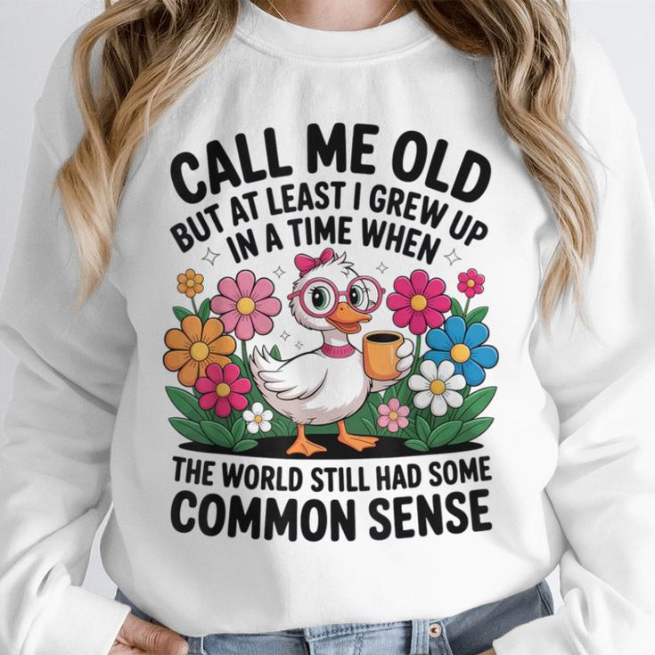 Call Me Old Seniors Nostalgia Retro Humor Casual Unisex Sweatshirt
