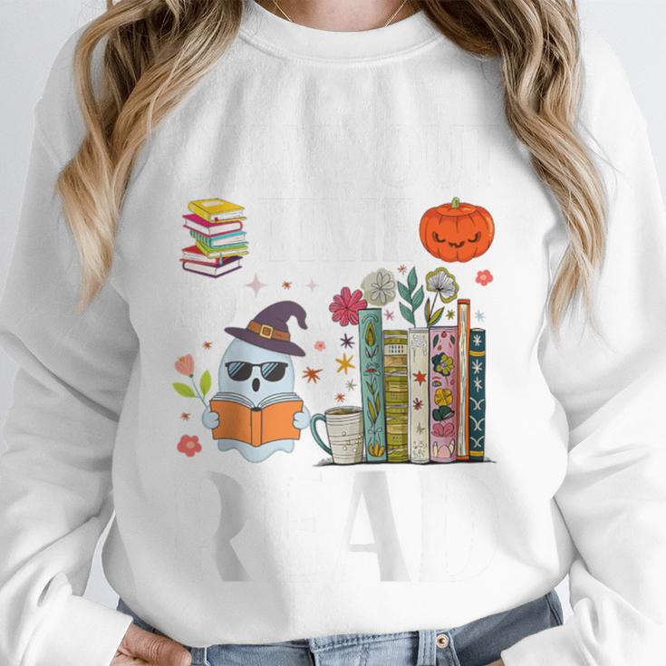 Carve Out Time To Read Halloween Ghost Books Raglan Baseball Tee Unisex Sweatshirt