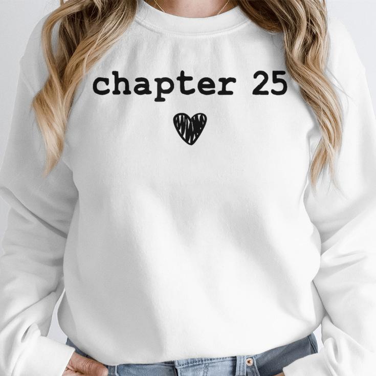 Chapter 25 Book Lovers Readers & Authors 25th Birthday Unisex Sweatshirt