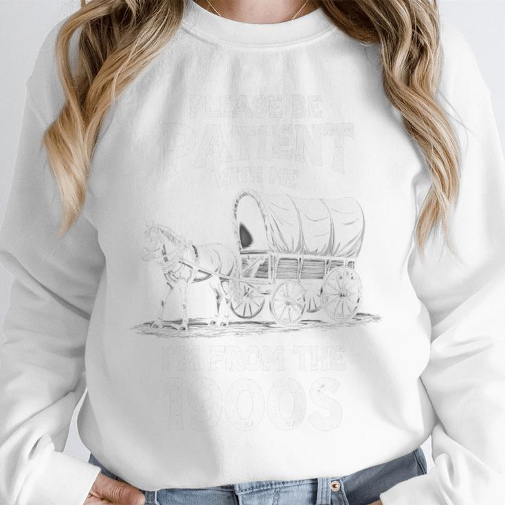 Charming Slow Life Please Be Patient I'm From The 1900s Premium Unisex Sweatshirt