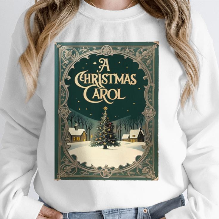 A Christmas Carol Book Cover By Charles Dickens Unisex Sweatshirt