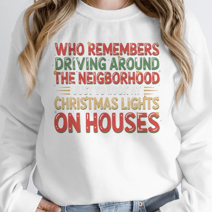 Christmas Lights Nostalgia – Holiday Memory Christmas Spirit Premium Tri-Blend Unisex Sweatshirt