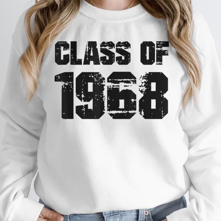 Class Of 1968 High School College Graduation Reunion Unisex Sweatshirt
