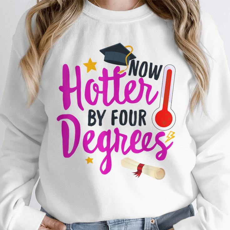 Class Of 2022 Four Degrees Hotter Graduation Day Master Grad Unisex Sweatshirt