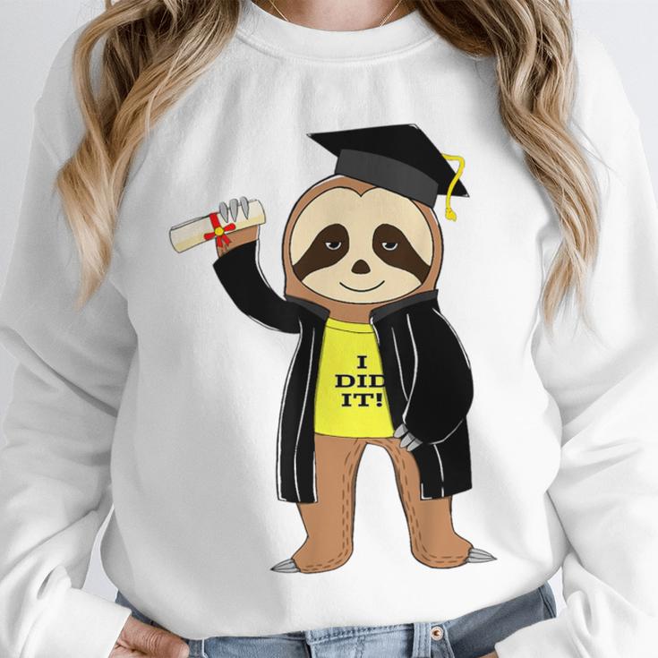 Class Of 2022 Sloth Graduation Masters College High School Unisex Sweatshirt