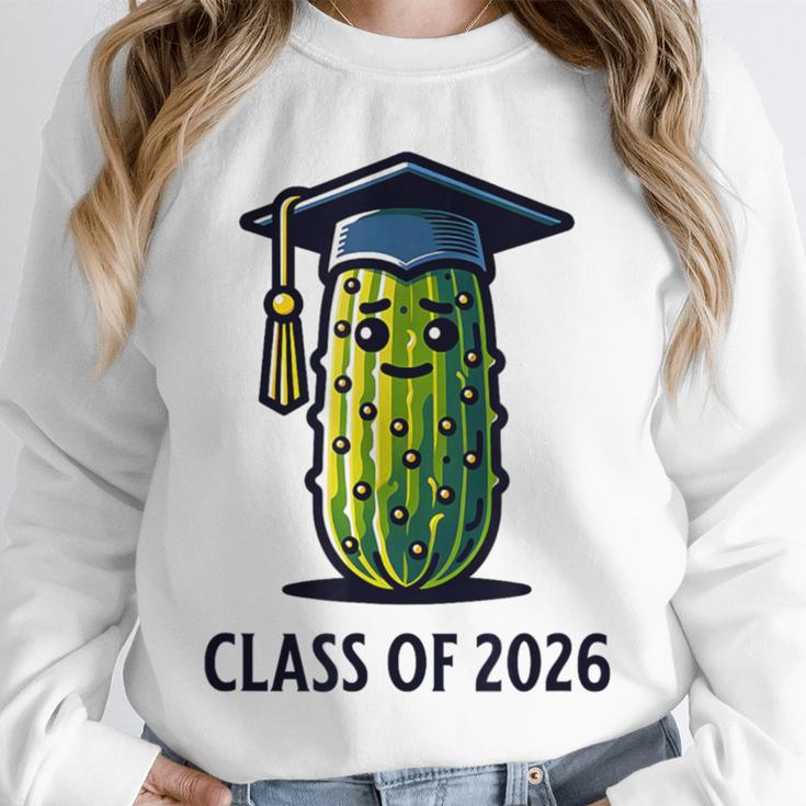 Class Of 2026 Graduation Pickle Trendy Graduate Humor Unisex Sweatshirt