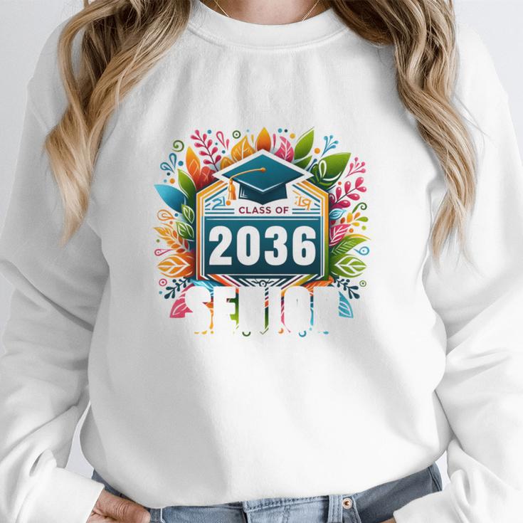 Class Of 2036 Graduation School Vintage Senior 2036 Unisex Sweatshirt
