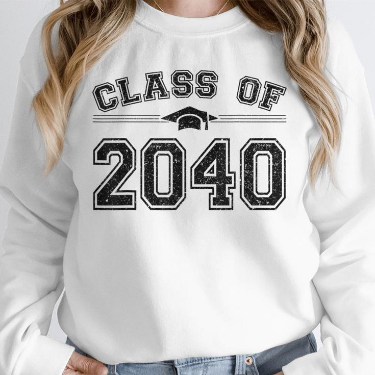 Class Of 2040 Grow With Me Graduation First Day Of School Unisex Sweatshirt