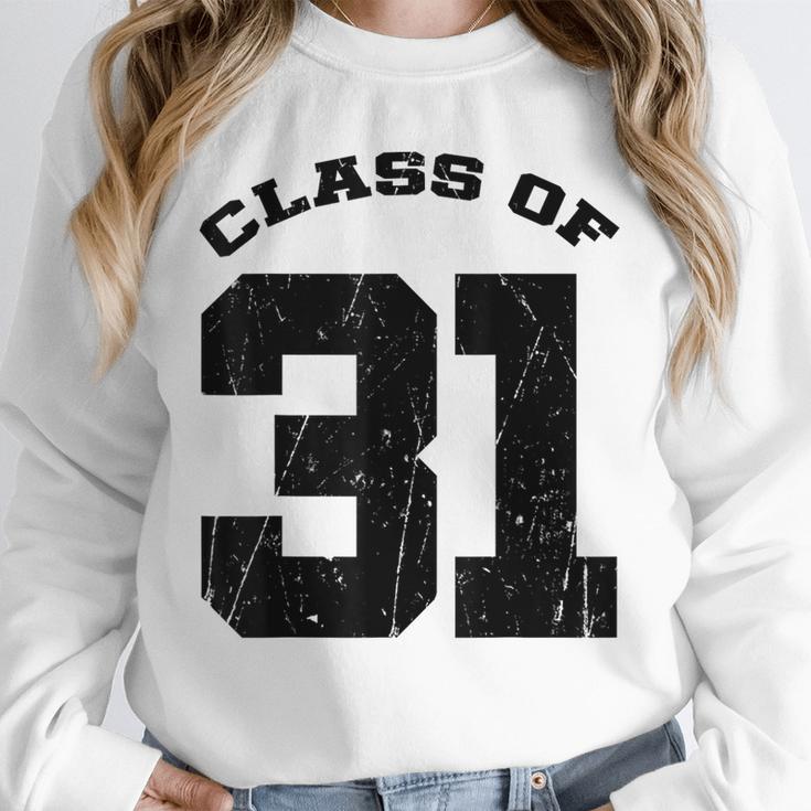 Class Of 31 Date High School Kindergarten Graduation Shirt Unisex Sweatshirt
