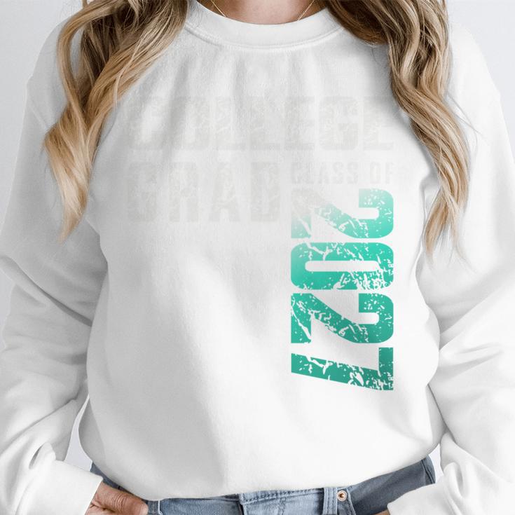 College Grad Class Of 2027 Graduation Unisex Sweatshirt